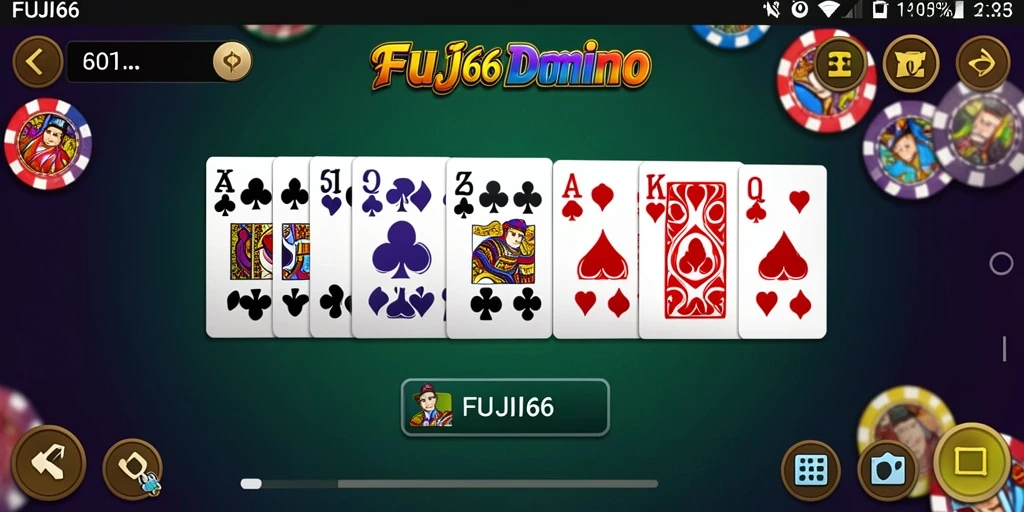 Tampilan permainan Domino yang menarik di FUJI66.