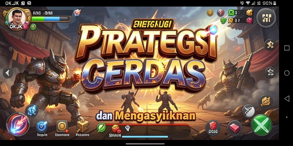 Tampilan permainan OKJK yang menarik dan menegangkan.
